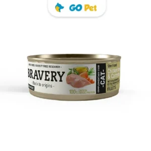 Bravery Chicken & Carrots Sterilized Cat Wet Food 70 Gr – Gato Adulto Esterilizado – Pollo
