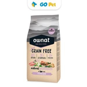 Ownat Just GF Gato Esterilizado 3 Kg – Pollo