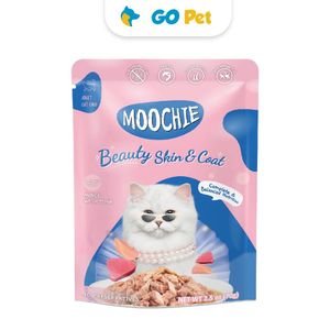 Moochie Cat Benefits Beauty Skin & Coat Pouch 70 Gr – Belleza Piel y Pelo – Atún