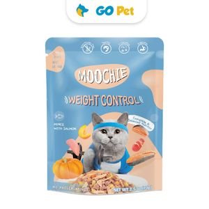 Moochie Cat Benefits Weigth Control Pouch 70 Gr – Control de Peso – Salmón