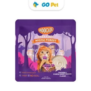 Moochie Chicken & Purple Sweet Potato 15 Gr x 25 Und – Snack para Gato Sabor Pollo y Camote