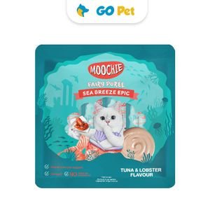 Moochie Tuna & Lobster 15 Gr x 25 Und – Snack para Gato Sabor Atún y Langosta