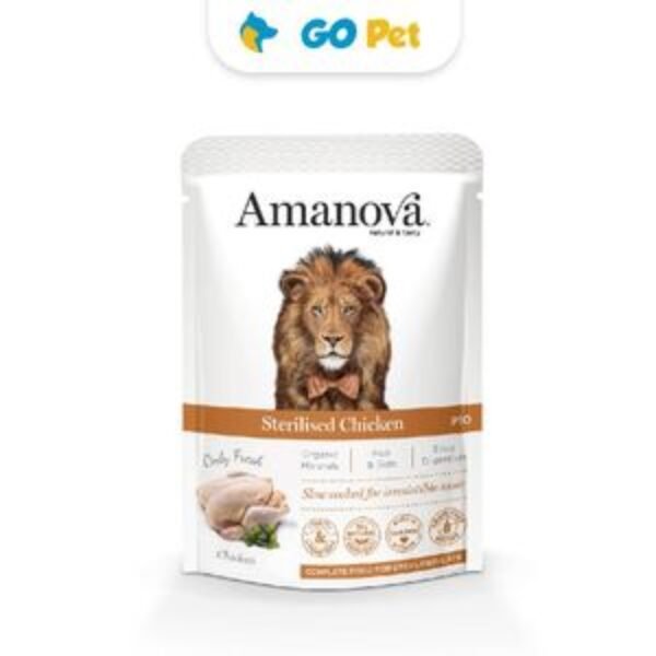 Amanova Gato Adulto Esterilizado Pollo 85 gr