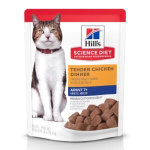 Hills SD Adult 7+ Tender Chicken Dinner – Alimento Gatos Senior 80gr