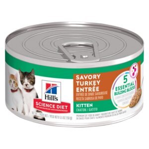 Hills SD Kitten Turkey Savory x 156gr – alimento para gatitos