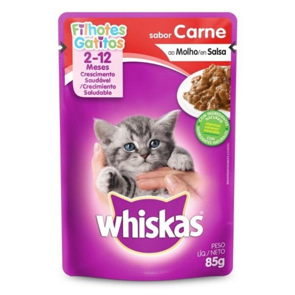 Whiskas Pouch Gatito Carne 85Gr