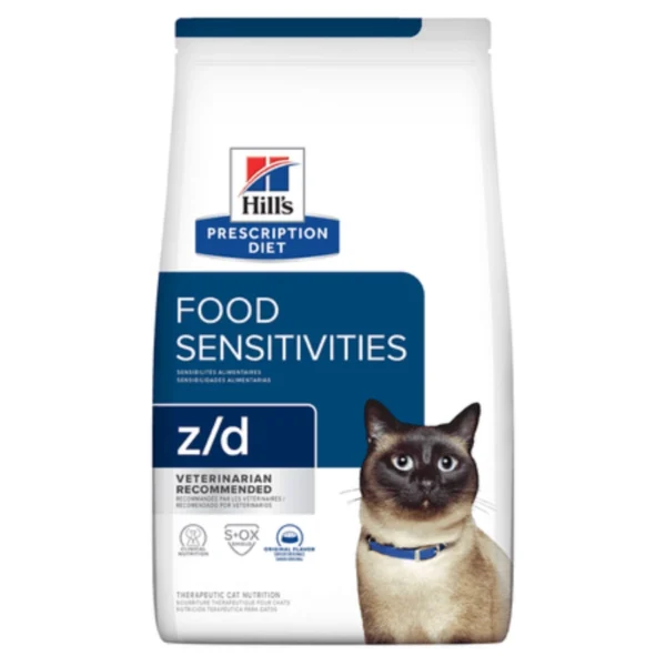 Hill’S Pd Z/D Sensibilidades Alimentarias Alimento Seco Para Gato 1.8Kg