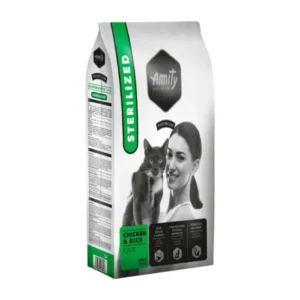 Amity Premium Pollo y Arroz – Gatos castrados 1.5kg