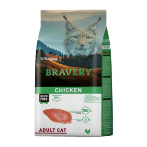 Bravery Pollo – Alimento para gatos adultos 7kg