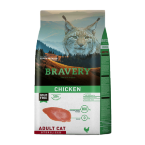 Bravery Chicken Adult Cat Sterilized – Gato Adulto Esterilizado Pollo 7 kg