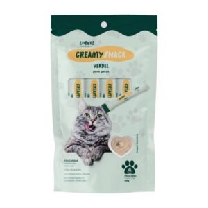 Lopets Creamy Snack Para Gatos – Verdel x 60 G (4x15g)