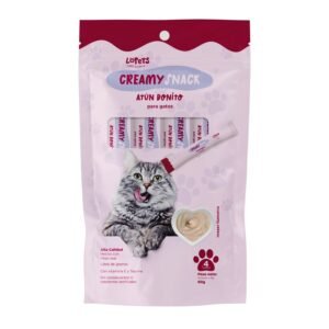 Lopets Creamy Snack Para Gatos – Atún Bonito x 60 G (4x15g)