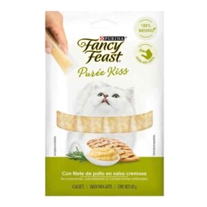 Fancy Feast Puree Kiss Filete de Pollo 4 x 10gr