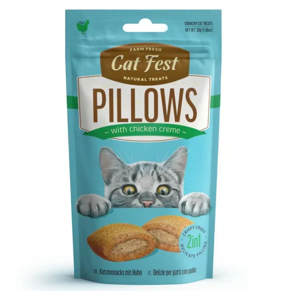Cat Fest Pillows with Chicken Creme 30Gr