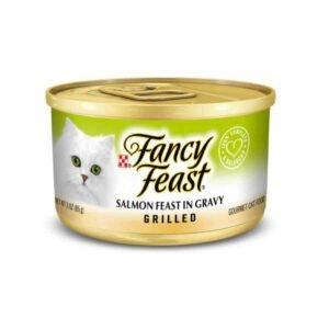Fancy Feast Salmon Feast in Gravy – Salmón a la Parrilla en Salsa 85 Gr