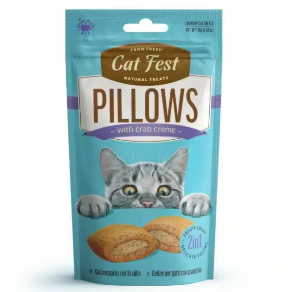 Cat Fest Pillows with Crab Creme 30Gr