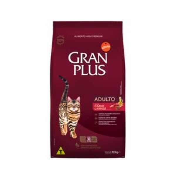 Gran Plus Gato Adulto Carne y Arroz 10 Kg