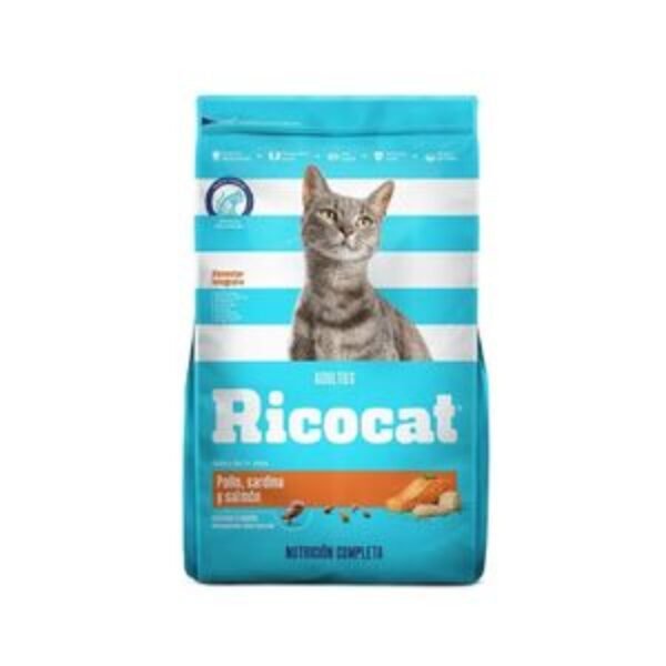 Ricocat Adulto Pollo,  Sardina y Salmón 15 Kg