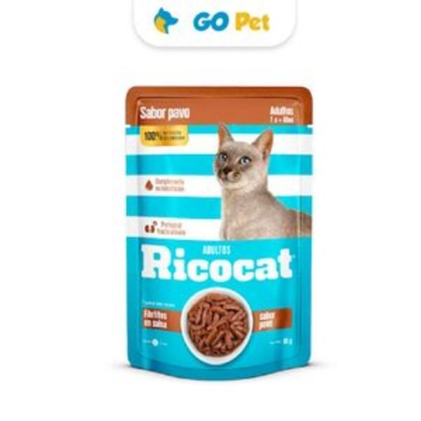 Ricocat Adulto Pavo Filetitos Pouch 85 Gr
