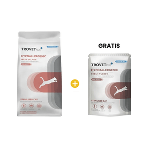 Trovet Plus Adult Cat Sterilised & Hypoallergenic Fresh Salmon 2.5 Kg – Esterilizado y Alergias – Salmón