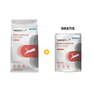 Trovet Plus Adult Cat Renal & Oxalate Fresh Chicken 2.5 Kg – Renal y Oxalato Urinario – Pollo