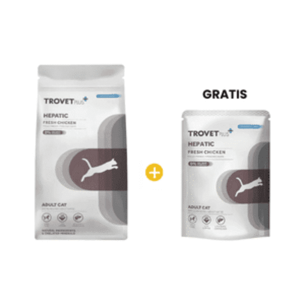 Trovet Plus Adult Cat Hepatic Fresh Chicken 2.5 Kg – Insuficiencia Hepática – Pollo