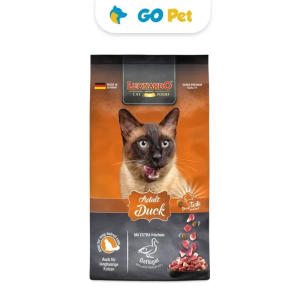 Leonardo Adult Duck 7.5 Kg – Pato – Gato Adulto