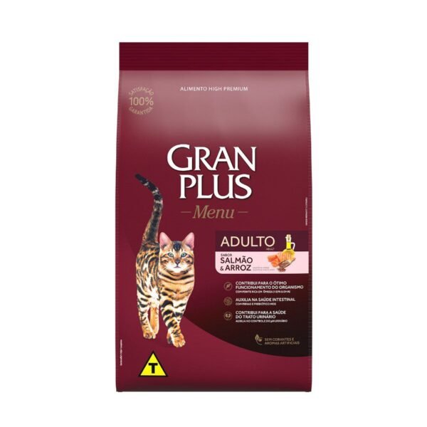 Gran Plus Menu Gato Adulto Salmon Y Arroz 1kg