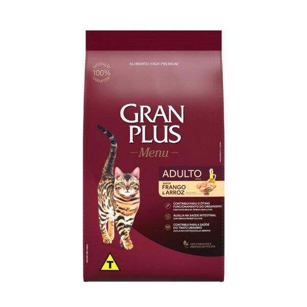 GRAN PLUS pollo y arroz para gatos adultos 3kg