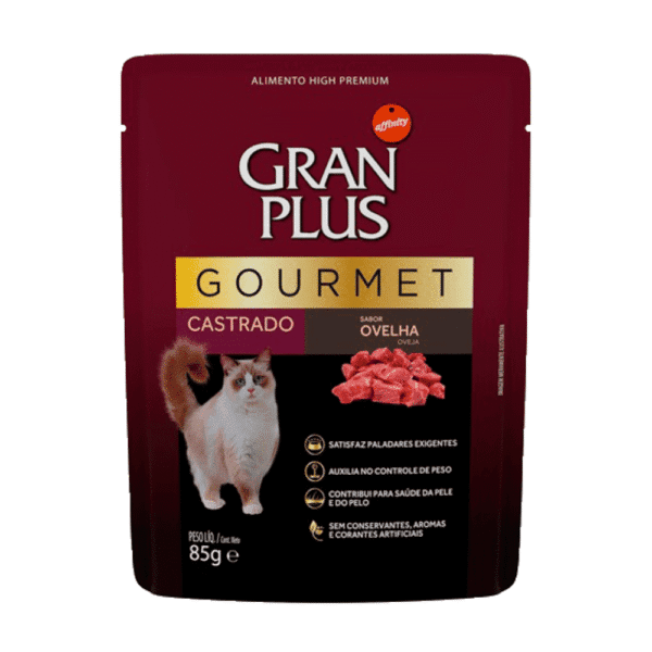 Gran Plus Gourmet Cordero gatos adultos castrados