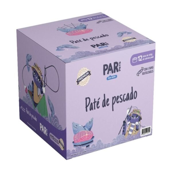 Par Pets paté de Pescado para gatos adultos x 12un