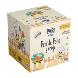 Par Pets paté de Pollo y Arveja para gatos adultos x 12un