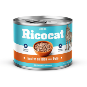 Ricocat Trocitos en Salsa de Pollo – Gatos adultos