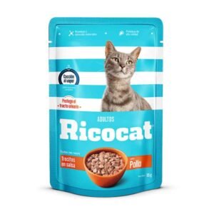 Ricocat Adulto Trocitos Salsa Pollo Pouch 85 g