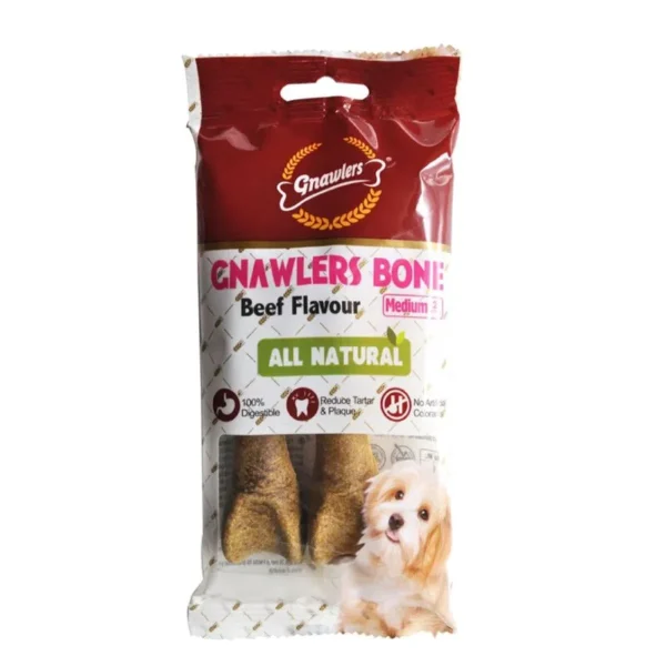 Gnawlers Bone 4.5″ x 2 und – Hueso mediano