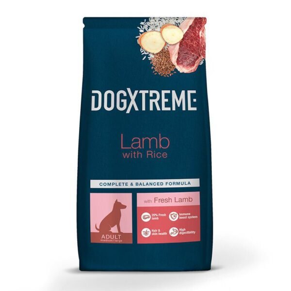 Dogxtreme Adulto Cordero Alimento Seco Perro 3kg