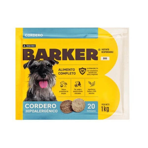 Barker Hamburguesas de cordero 20 unidades