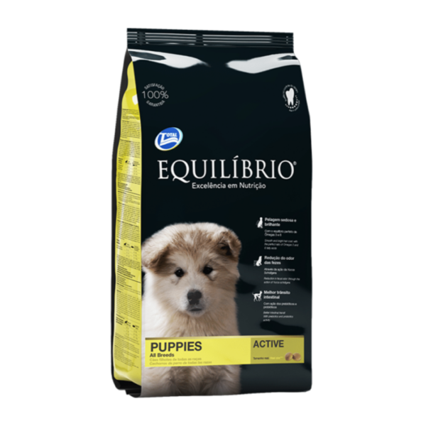 Equilibrio Puppies All Breeds Cachorros Todas Las Razas Alimento Seco Perro 15kg