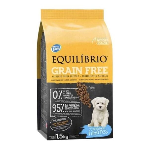 Equilibrio Grain Free Puppies Small Breeds – Libre de Granos – Cachorro Razas Pequeñas 1.5 Kg