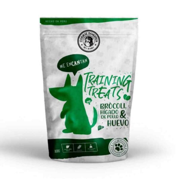 Cookie Dogster Training Treats Galletas de Brócoli, Hígado de Pollo y Huevo 100gr