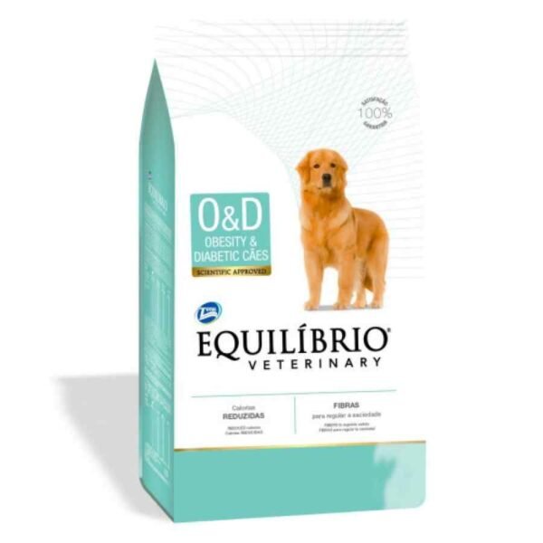 Equilibrio Veterinary Dog Obesity & Diabetic Od Obesidad Y Diabetes Alimento Medicado Perro 2kg