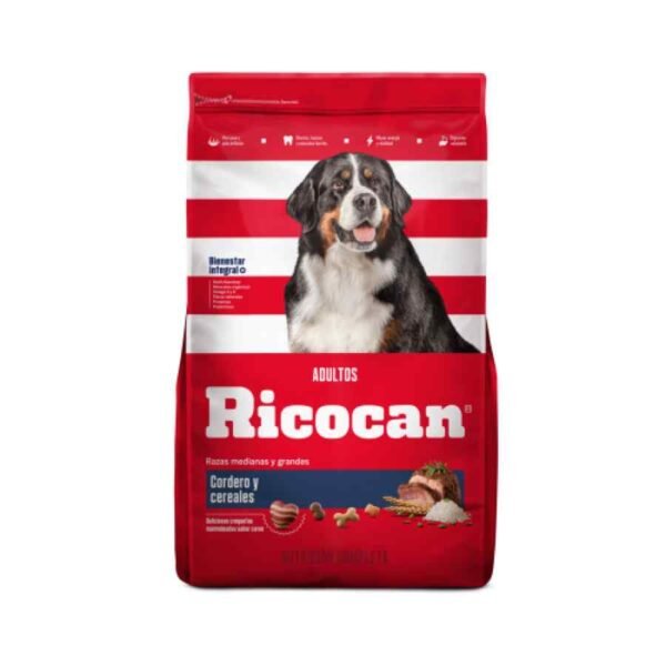 Ricocan Cordero Y Cereales Adultos Razas Medianas Y Grandes Alimento Seco Perro 15kg