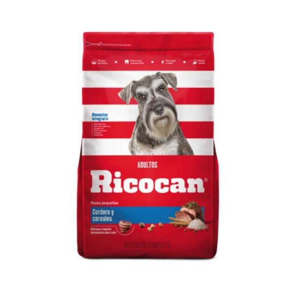 Ricocan Cordero Y Cereales Adultos Razas Pequeñas Alimento Seco Perro 15kg