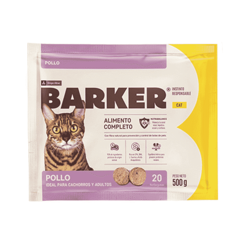 Barker Cat Hamburguesas de Pollo x 20 und – 500 gr