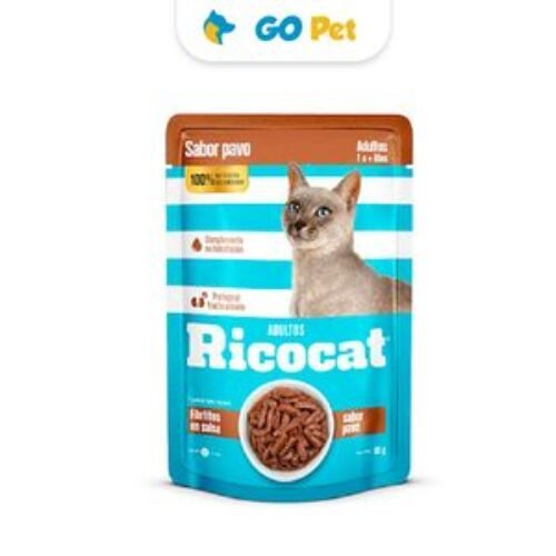 Ricocat Adulto Pavo Filetitos Pouch 85 Gr