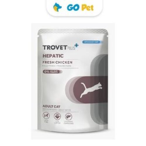 Trovet Plus Adult Cat Hepatic Fresh Chicken Pouch 85 Gr – Insuficiencia Hepática – Pollo