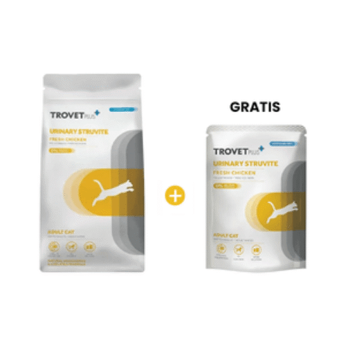 Trovet Plus Adult Cat Urinary Struvite Fresh Chicken 2.5 Kg – Estruvita Urinaria – Pollo