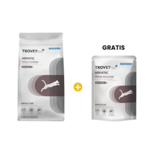 Trovet Plus Adult Cat Hepatic Fresh Chicken 2.5 Kg – Insuficiencia Hepática – Pollo
