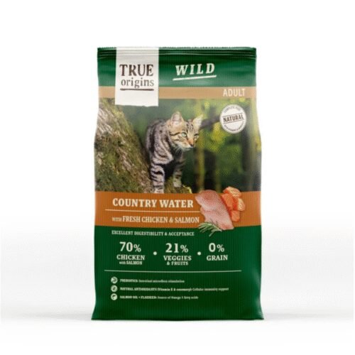 True Origins Wild Cat Adult Country Water Alimento Seco Gato x2kg