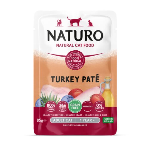 Naturo Paté de Pavo para gato adulto (1 año en adelante) 85gr